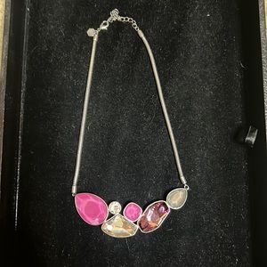 Swarovski pink and white crystals
